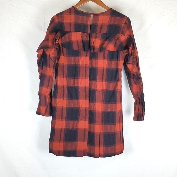 BCBGeneration Ruffle Plaid Dress‎ - Picture 6 of 8